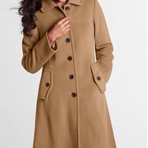 lands end swing coat